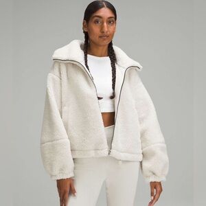 Lululemon Cinchable Zip up Fleece Jacket Sz-4